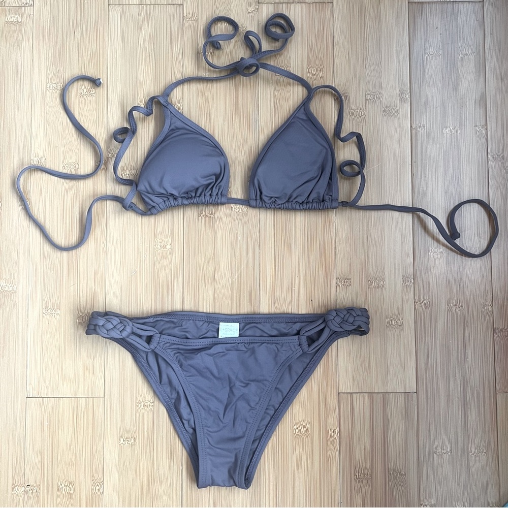 LSPACE bikini set. Size XS/S in Taupe color.